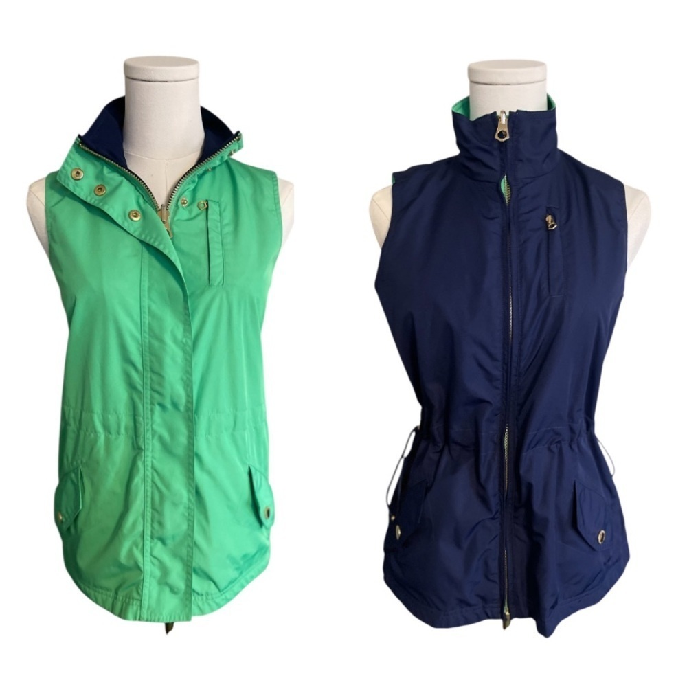 Ralph Lauren Reversible Green and Navy Women's Vest